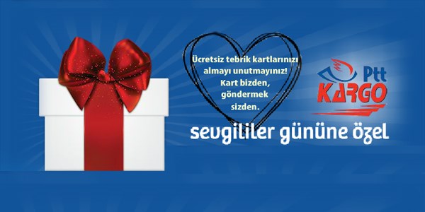 PTT'den Sevgililer G�n� i�in �cretsiz tebrik kartlar�