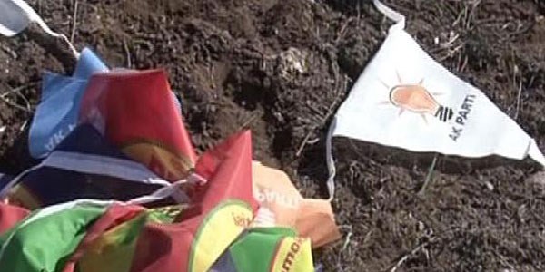 Diyarbakır'da bayrak gerginliği