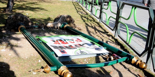 Eski�ehir'de park tahribi