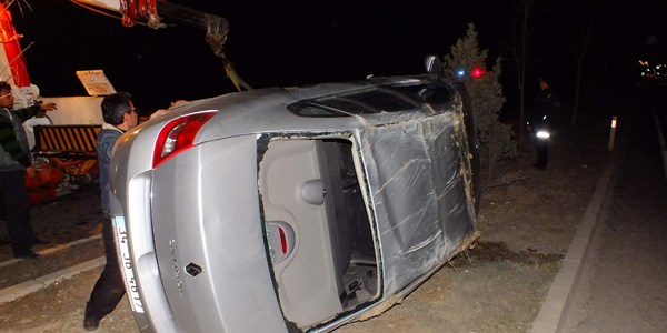 Kediye çarpmamak isterken kaza yaptı: 4 yaralı