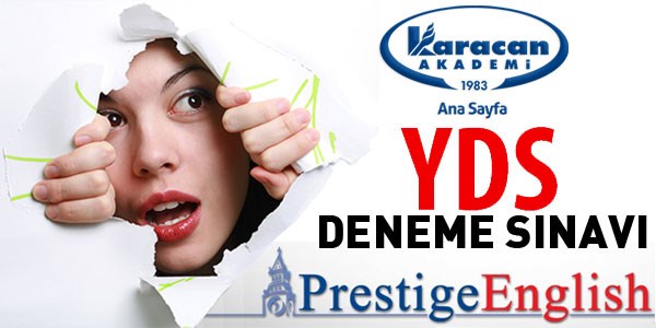2014 YDS deneme sınavının cevapları