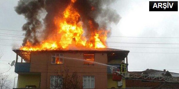 K�z ��renci yurdunda yang�n