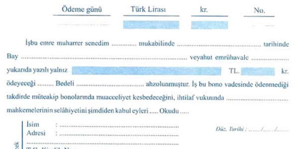 Kredi kartının yerini senet aldı