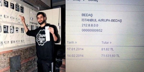 Öğrenci evine 71 bin liralık elektrik faturası