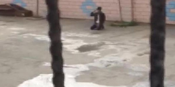 Lisede dehşet anları/ Video