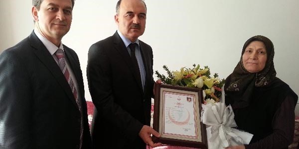 Kazada ölen ambulans şoförüne şehitlik belgesi