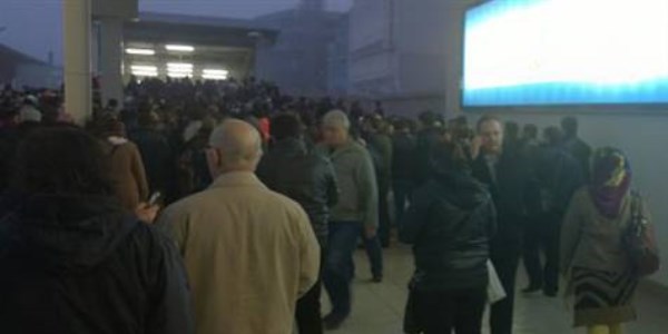 Marmaray doldu taştı