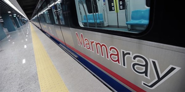 Marmaray'n Gebze-Halkal test sr balyor