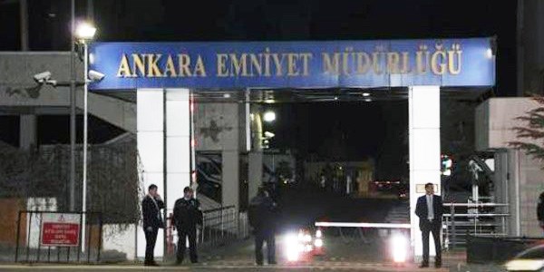 Ankara'da 207 polisin grev yeri deiti