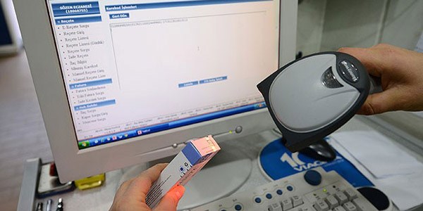 Günlük reçete işlem tutarı 40,4 milyon lira oldu