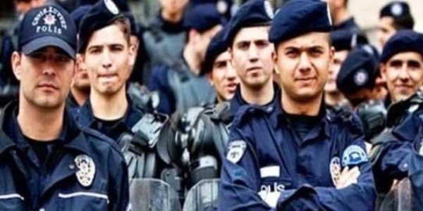 Gaziantep Emniyeti'nde 120 polisin grev yeri deiti