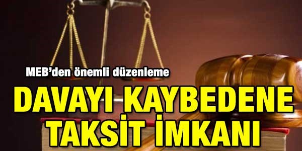 MEB; vekalet ücretini taksitlendirebilirsiniz