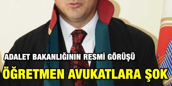 Öğretmen avukatlara şok
