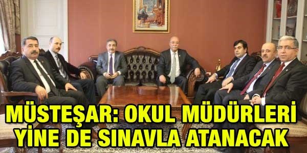 Yusuf Tekin: Yeni müdürler sınavla atanacak