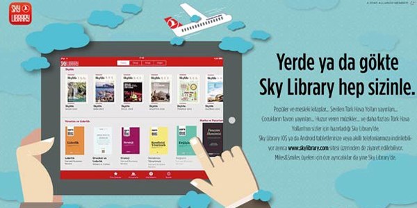 THY'den dijital kütüphane uygulaması