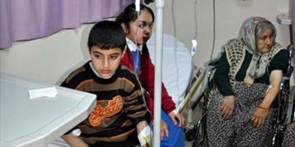 Sütten etkilenen 15 öğrenci hastanelik oldu