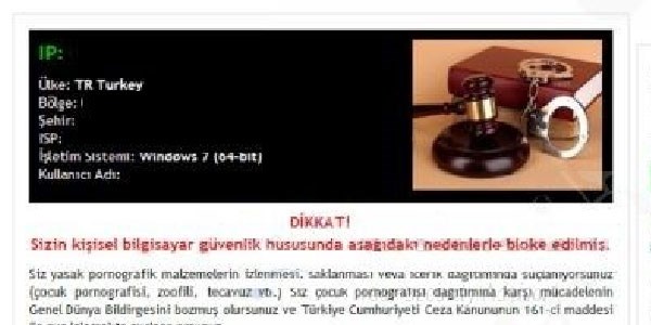 Dolandırıcıların yeni yöntemi virüs