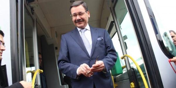 Başkentte elektrikli otobüsler görücüye çıktı