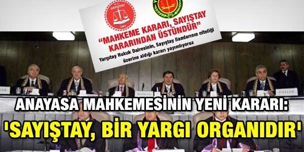 AYM'den nihai karar: Saytay yarg organdr