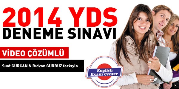 2014 YDS deneme sınavının videolu çözümleri