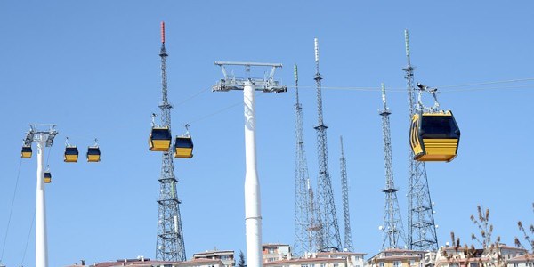 Yenimahalle-�entepe teleferik hatt� a��l�yor/ Video