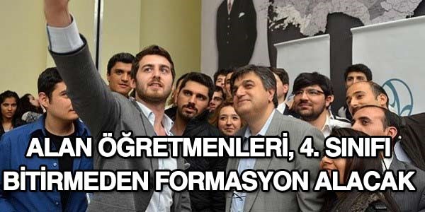 Tüm üniversite mezunlarına formasyon