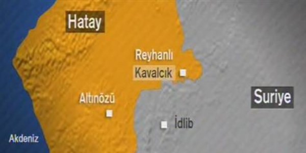 Reyhanlı'ya havan mermisi düştü