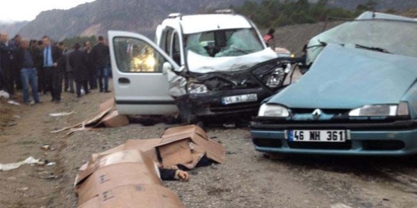 Kahramanmaraş'ta feci kaza: 4 ölü, 6 yaralı