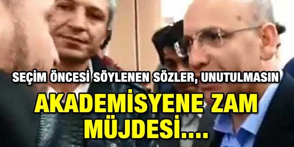 Akademisyenlere zam müjdesi...