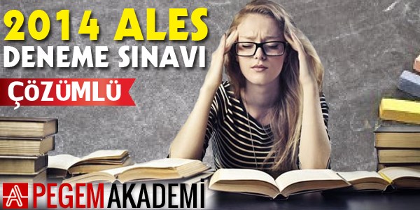 2014 ALES deneme sınavının cevapları