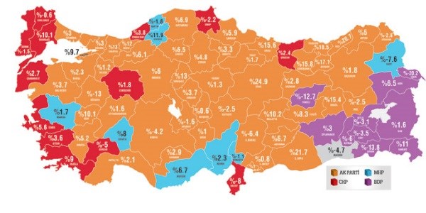 AK Parti'nin seçimde rekor kırdığı iki il
