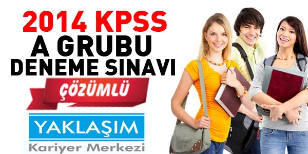 2014 KPSS A grubu deneme snav