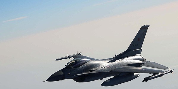 Trk F-16'sna Suriye'den fze tacizi