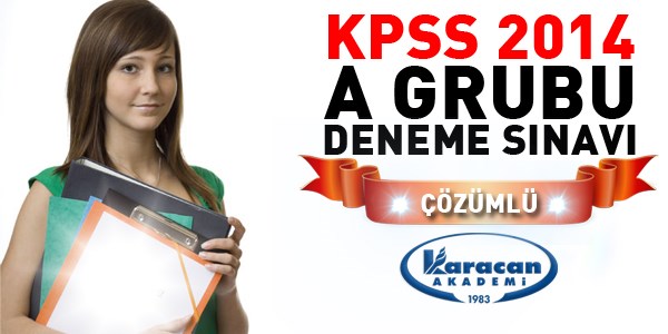 KPSS A grubu deneme sınavı ve çözümleri