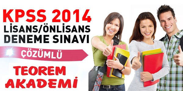 KPSS lisans, önlisans deneme sınavının çözümleri