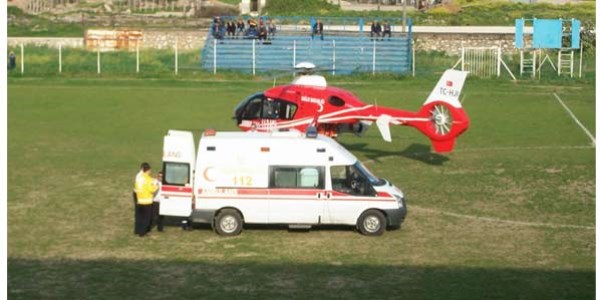 Ambulans helikopter, dil bebek iin havaland