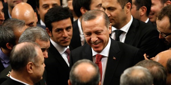 Başbakan ile BDP'liler arasında esprili sohbet