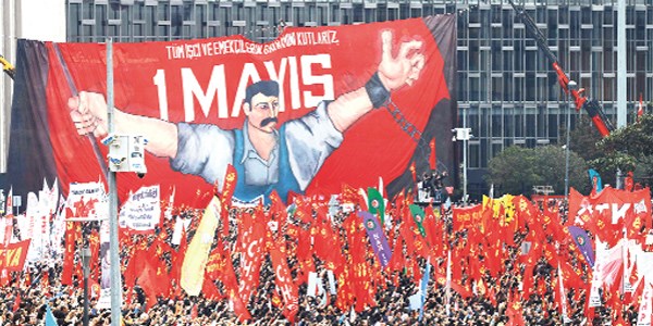 Sendikalar Taksim işçiler Yenikapı diyor