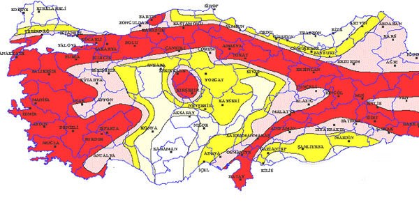 Türkiye 33 günde 83 kez sallandı