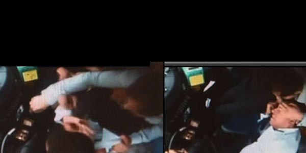 Özel halk otobüsünde dehşet saçtılar/Video
