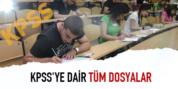 KPSS'ye dair tüm dosyalar