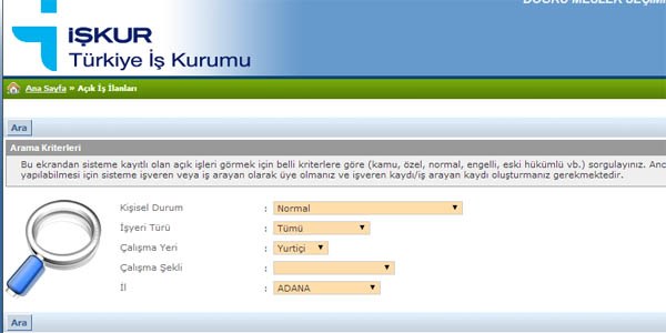 Açık iş başvurularında yüzde 20 artış