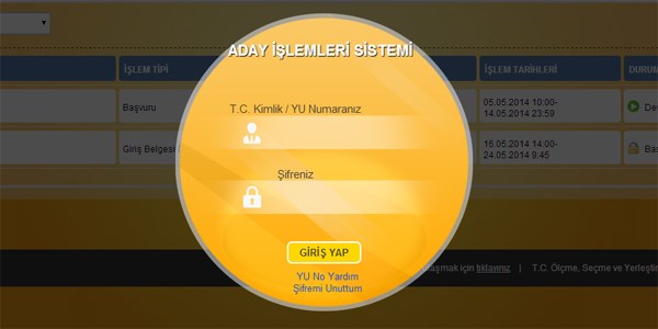 İSG giriş belgeleri erişime açıldı