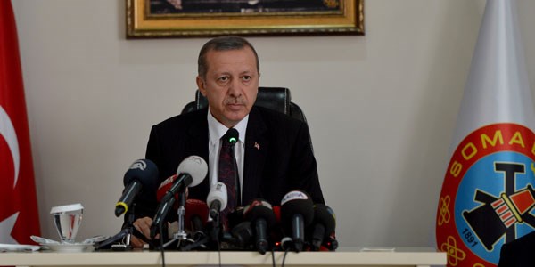 Erdoğan: İçeride şuan 120 işçi var
