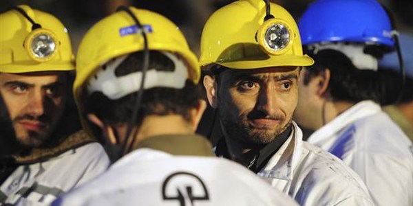 O maden örnek olarak öğrencilere gezdiriliyordu