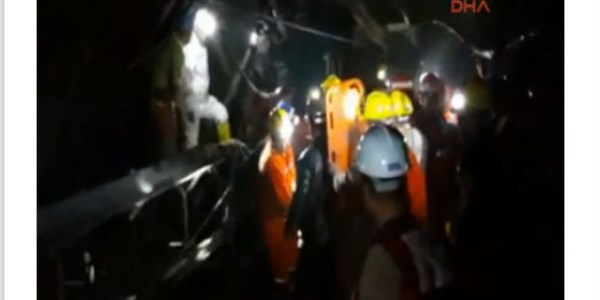 İşte Soma'daki madenin içinden ilk görüntüler!/ Video
