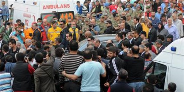 Soma'da gerginlik yaşandı/ Video