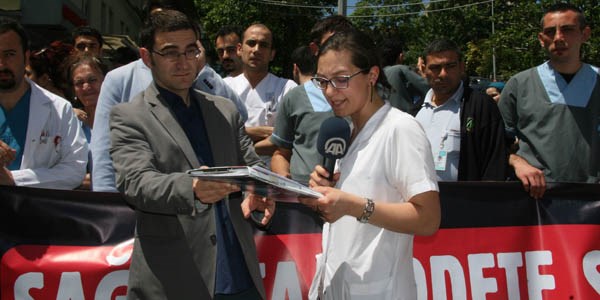 stanbul Tabip Odas'ndan 'iddet' protestosu