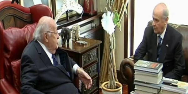 Bahçeli'nin cumhurbaşkanlığı turu başladı/ Video
