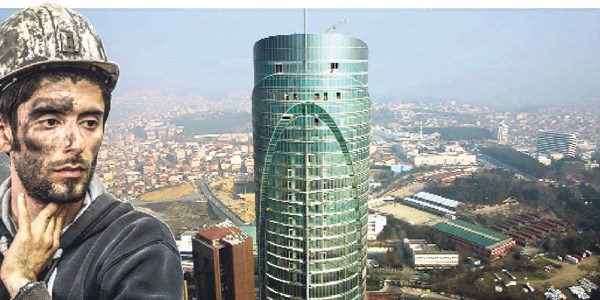 Somalı madenci bankaya çalışıyor